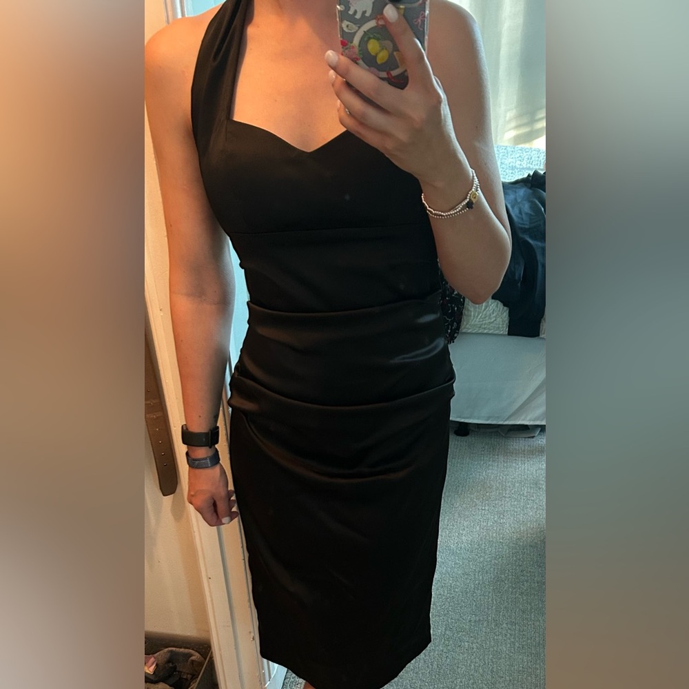 Black dress.